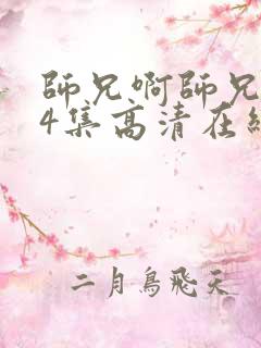 师兄啊师兄104集高清在线观看