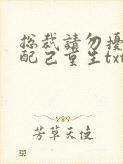 总裁请勿扰,原配己重生txt下载