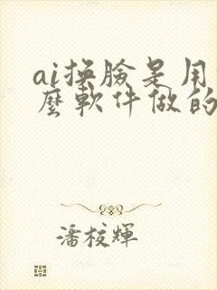 ai换脸是用什么软件做的