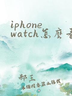 iphone watch怎么看小说