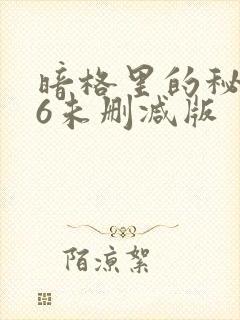 暗格里的秘密86未删减版