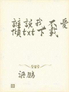 谁说我不爱你北倾txt下载