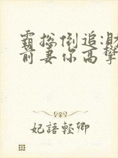 霸总倒追:财阀前妻你高攀不起阅读