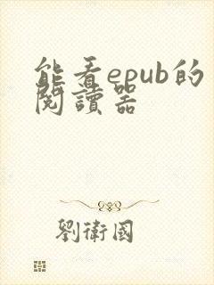 能看epub的阅读器