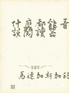 什么都能看的小说阅读器