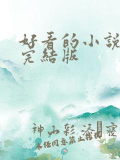 好看的小说免费完结版