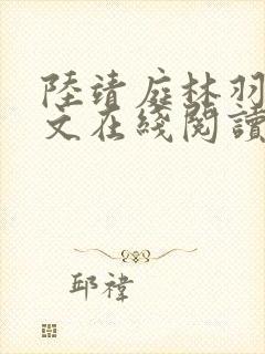 陆靖庭林羽棠全文在线阅读