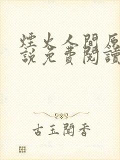 烟火人间原著小说免费阅读