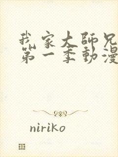 我家大师兄有坑第一季动漫免费