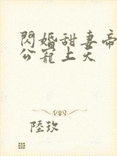 闪婚甜妻帝国老公宠上天