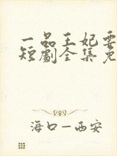 一品王妃要休夫短剧全集免费观看