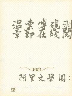 温棠傅砚洲最新章节在线阅读