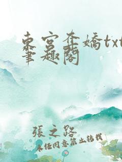 东宫夺娇txt笔趣阁