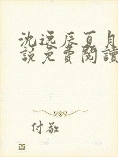 沈逸辰夏月舒小说免费阅读最新章节