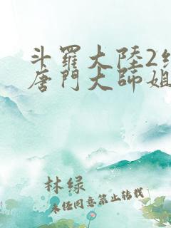 斗罗大陆2绝世唐门大师姐