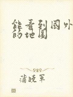 能看到国外街景的地图