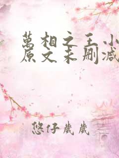 万相之王小说 原文未删减