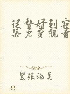 从赘婿到宠臣全集免费观看完整版