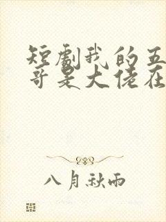 短剧我的五个哥哥是大佬在线观看