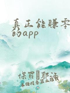 真正能赚零花钱的app