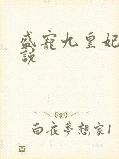 盛宠九皇妃 小说