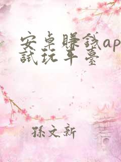 安卓赚钱app试玩平台