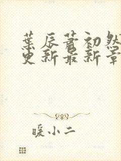 叶辰萧初然小说更新最新章节