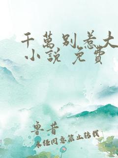 千万别惹大师兄 小说 免费
