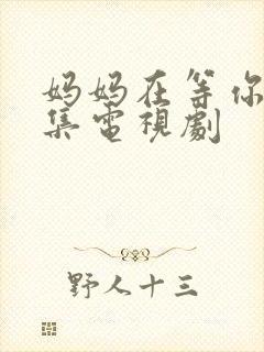 妈妈在等你多少集电视剧