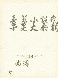 长篇小说我的妻子是大乘期大佬