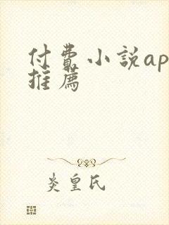 付费小说app推荐