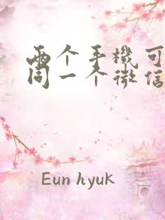 两个手机可以登同一个微信吗