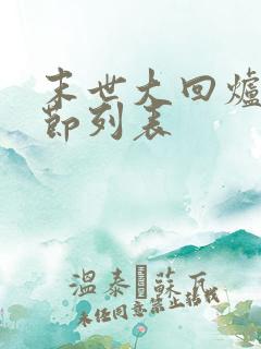 末世大回炉新章节列表