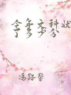 今年文科状元考了多少分