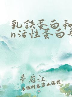 乳铁蛋白和opn活性蛋白哪个好