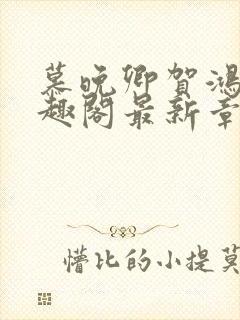 慕晚卿贺鸿飞笔趣阁最新章节