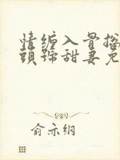 情缠入骨总裁的头号甜妻免费阅读