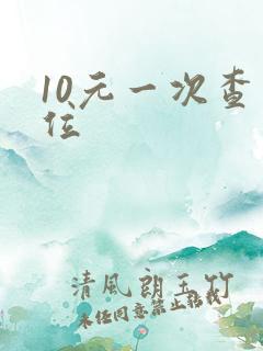 10元一次查定位