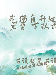 我独自升级漫画免费 下拉式