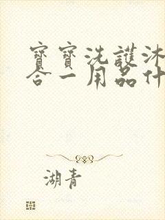 宝宝洗护沐浴二合一用品什么牌子好