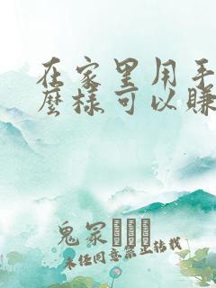 在家里用手机怎么样可以赚钱