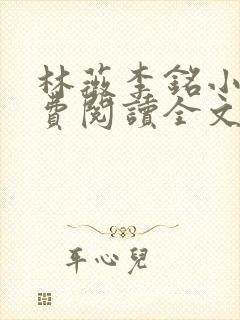 林薇李铭小说免费阅读全文最新章节