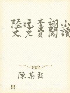 陆晚李翊小说全文免费阅读无弹窗