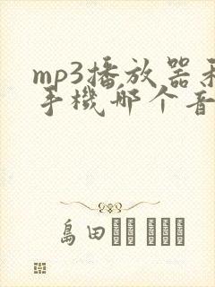 mp3播放器和手机哪个音质好