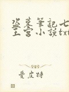 盗墓笔记七星鲁王宫小说txt下载