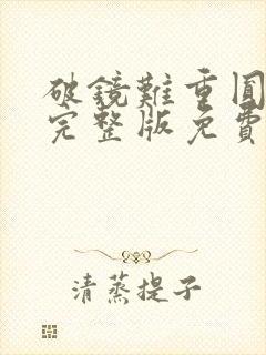 破镜难重圆全集完整版免费