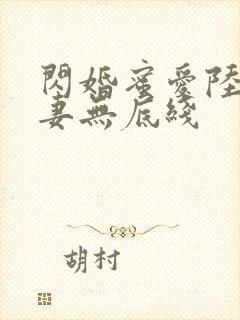 闪婚蜜爱陆总宠妻无底线