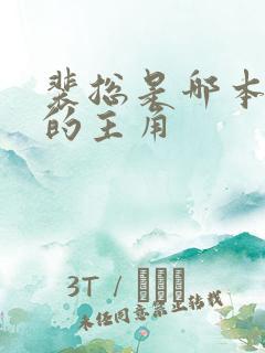 裴总是哪本小说的主角