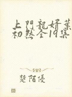 上门龙婿叶辰萧初然全19集正版