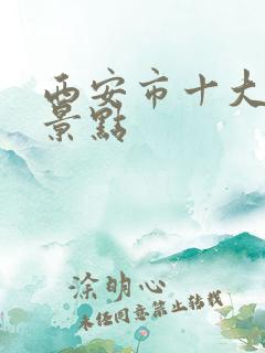 西安市十大著名景点